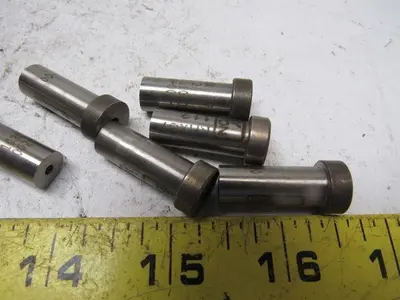 Dayton KHX37 112 .103 Round Hole Press Fit Flared Relief Die Button Lot Of 8
