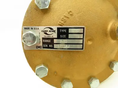 Cash Acme D51 Size 1 Vacuum Pressure Regulator 1" NPT 2-30 PSI Bronze