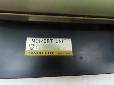 Fanuc A05B-2022-C101 MDI/CRT Operator Interface Keyboard Control Panel 9" Screen