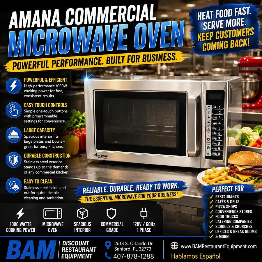 Used AMANA RCS10TS Restaurant Small Appliances Florida US | BAM Discount Restaurant Equipment #1286643