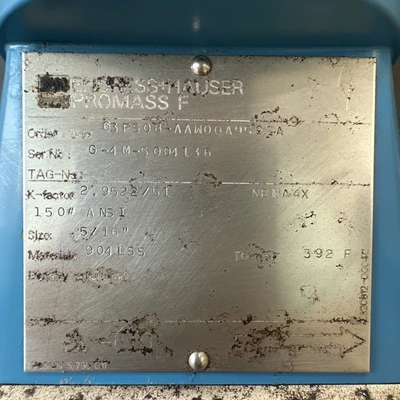 NEW Endress Hauser 63FS08-AAW00A9591A