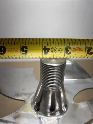 SHIMAZAKI impeller/turbine/agitator,stainless steel New Out Of Box Fast Shipping