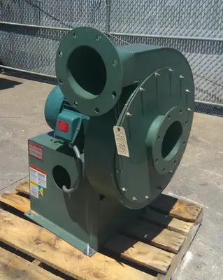 SPC9183  Blower 2,000 cfm centrifugal fan New York Blower size 2108 Alum wheel 15 hp, CS