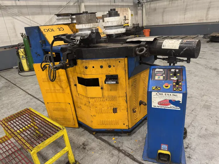 Used ERCOLINA CE 100 Angle Bending Rolls Michigan US | Ultimate Tube Bender Parts Plus #201195