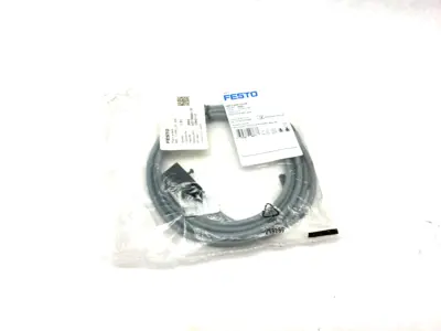 New | in-Stock Festo Valve Plug Socket w/ Cable 2.5m Length Cable & Wire Michigan US | Maverick Industrial Sales #1489501