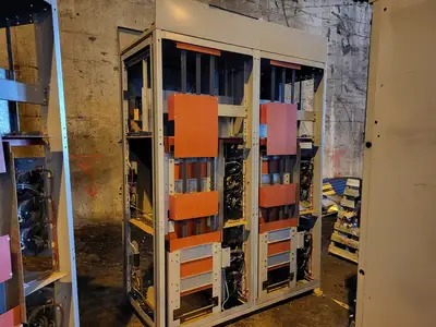 4160 Volts, Series 81000 Two-Column Motor Control Center (MCC) Section
