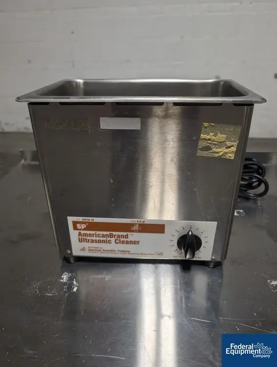 Used SP American SP American Brand Ultrasonic Cleaner, Model ME 4.6, S/S Water Baths Ohio US | Federal Equipment Company #130357