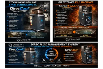 HC FENG CO., LTD. DirecClean Pro System Chip Sludge Removal Machine | Direc Machine Tool, LLC. (7)