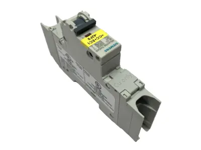 USED SIEMENS CIRCUIT BREAKER 1P 6A 277VAC