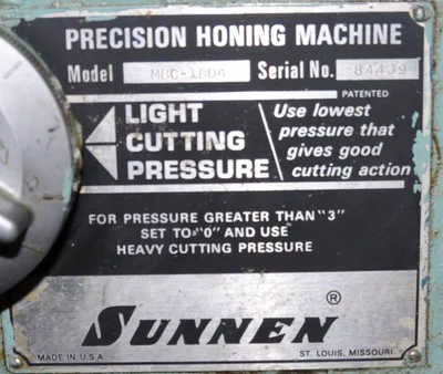 SUNNEN 1804 HONE