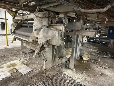 62" BLACK CLAWSON AIR KNIFE COATER WITH MAYER ROD ASSEMBLY