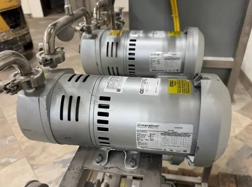 Gast 3/4 HP 1023-101Q-G279 Vacuum Pump Compressor 5K49MN4012 Marathon Motor