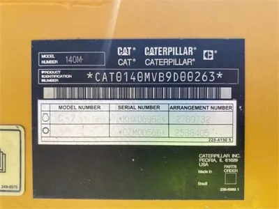 2008 Caterpillar 140M