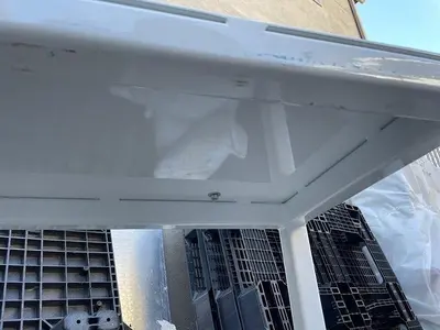 BOC EDWARDS CLEANROOM PUMP STAND WITH EARTHQUAKE BRACKETS