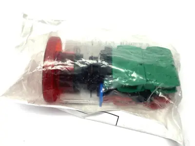 NEW C3CONTROLS JUMBO RED ILLUMINATED PUSHBUTTON, PUSH/PULL
