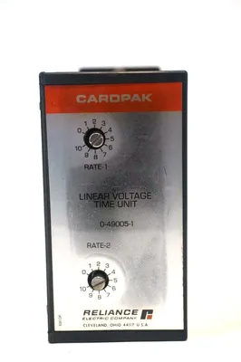 RELIANCE ELECTRIC 0-49005-1 LINEAR VOLTAGE TIME UNIT 0490051