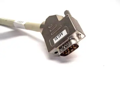 12 Pin Watertight Female Connector to D-Sub Robot Cableset 300V 80Deg C 13" Inch - Used