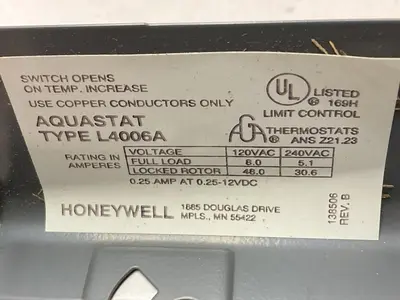 New | in-Stock HONEYWELL L4006A 1017 HVAC Parts and Equipment | Surplus Asset Holdings #1188553