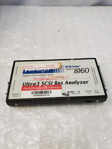 VERISYS SCSI-VIEW 8160 ULTRA3 SCSI BUS ANALYZER