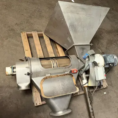 Kek Stainless Steel Rotary Brush Sieve - 180mm Dia x 500mm Face