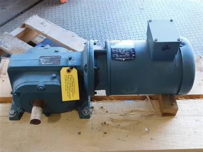 Dodge 6P14H3391/FD145CG16A25 Geared Motor 2HP 1725 RPM In 70 RPM Out 25:0 Ratio New NIB