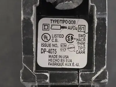 USED SQUARE D QOB120