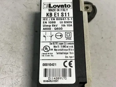 USED LOVATO KBE1S11