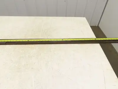 Press Brake Die 73" Long 90° V 7/32" W 1/8" D 1-3/4" H 1/2" Tang