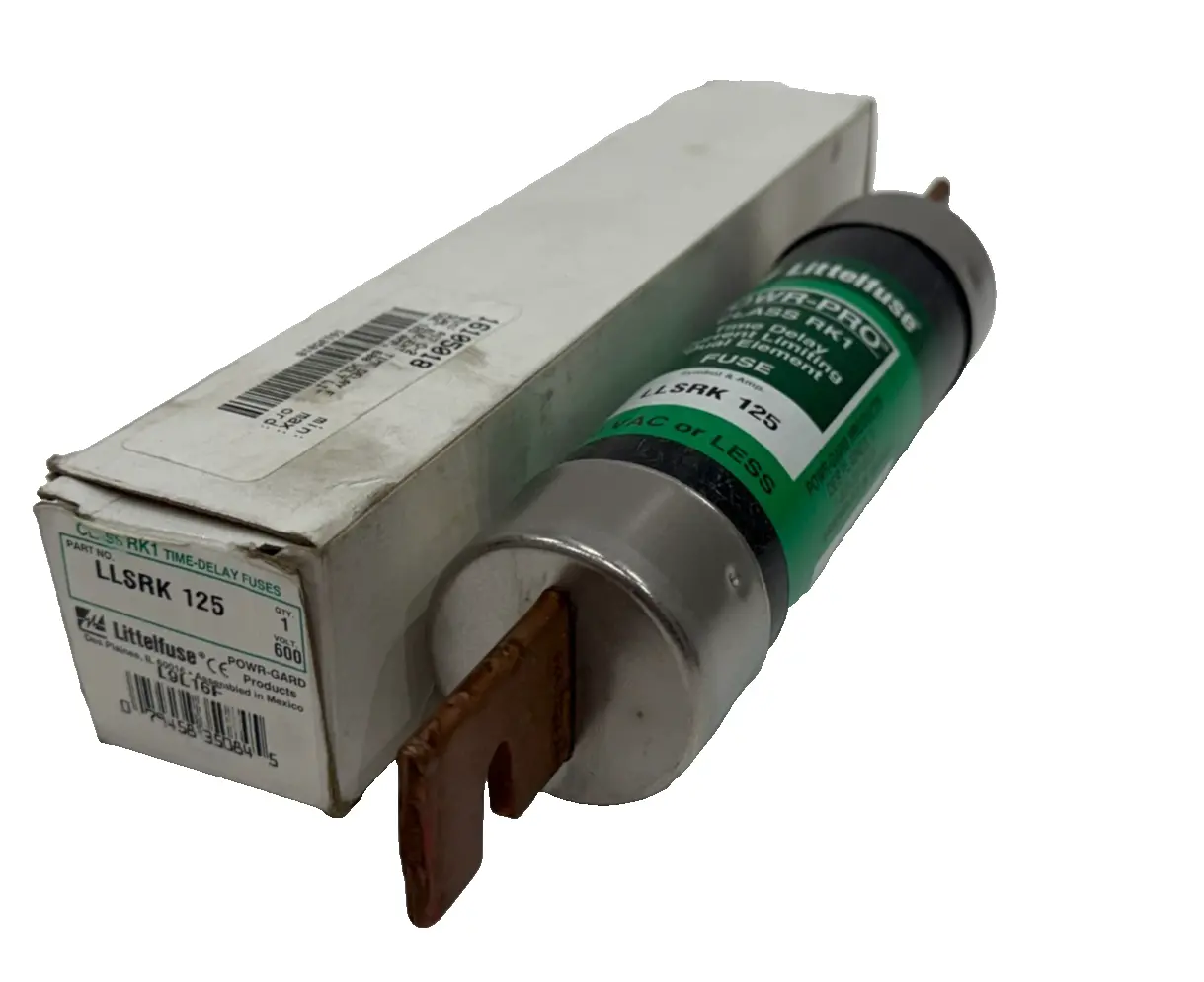 NEW LITTELFUSE LLSRK-125 RK1 TIME DELAY FUSES 600VAC LLSRK125