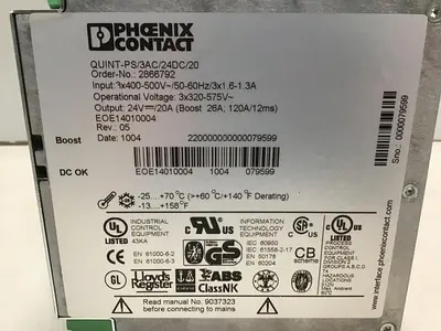 USED PHOENIX CONTACT QUINT-PS/3AC/24DC/20