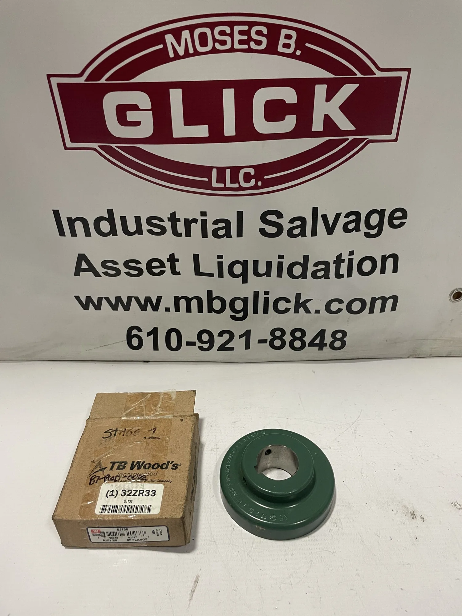 TB Wood’s 6J138 6JX1 3/8 Sure-Flex Sleeve Coupling Insert -NIB