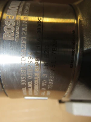 Rosemount 3051S1CD0A2F12A1AB1K5M5L4 , Cal. 0-3" H2O Unused