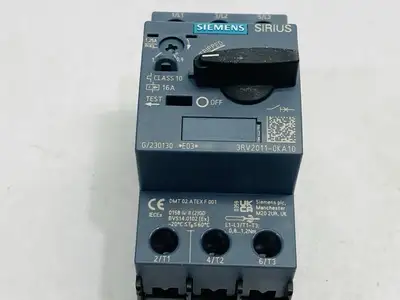 3RV2011-0KA10 | Siemens  Circuit Breaker Class 10 0.9-1.25A 3-Pole - New Other