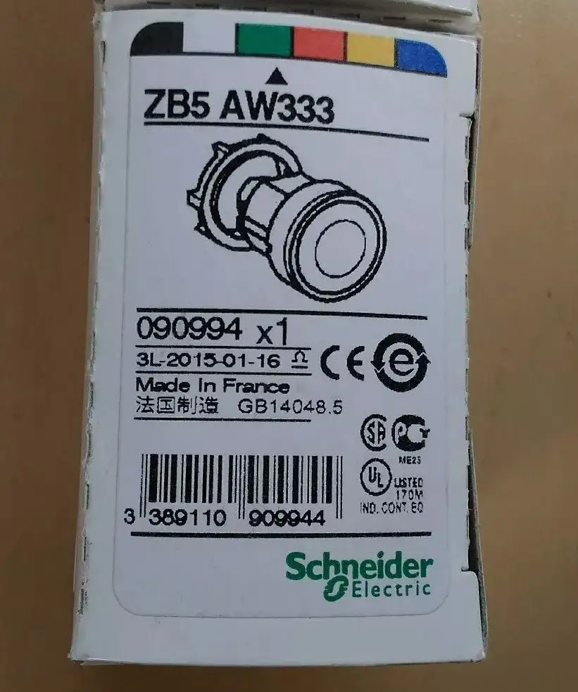 SCHNEIDER ELECTRIC ZB5 AW333 Green Push Button Operator 4D