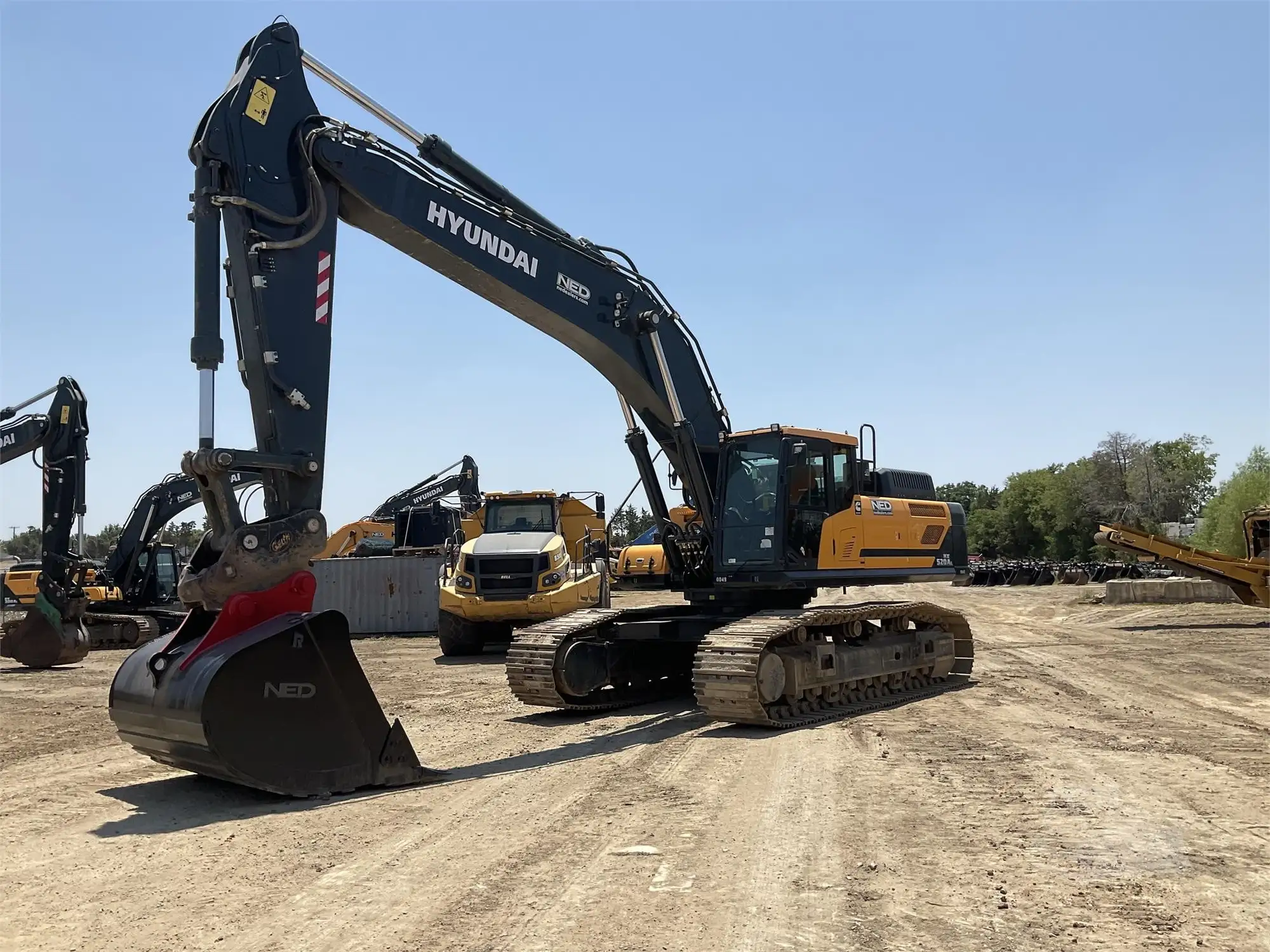 Used 2022 HYUNDAI HX520AL Crawler Excavators Texas US | National Equipment Dealers #1422496