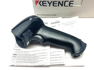USED KEYENCE HANDHELD CODE READER, STANDARD, WIRELESS