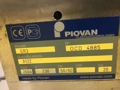 USED PIOVAN GR3