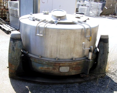 (2) Comi-Condor 1500mm perforate basket centrifuges, 316SS.