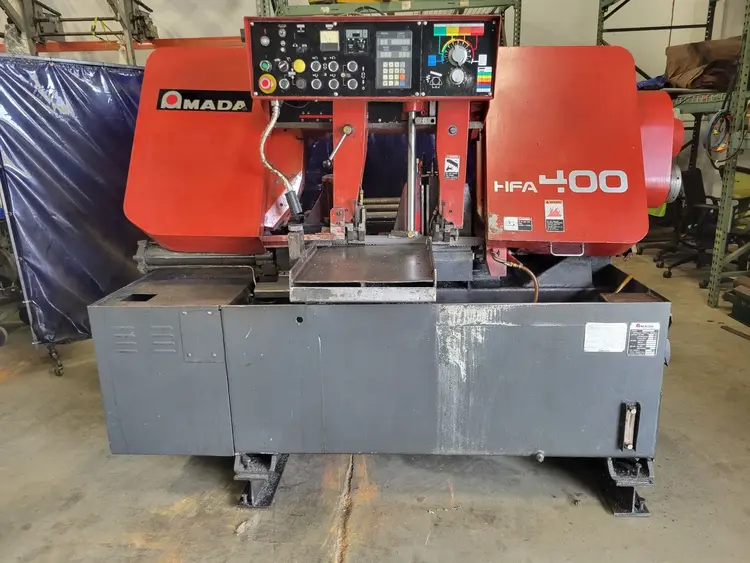 Used 1998 AMADA HFA 400-W Horizontal Band Saws Illinois US | Aucto #1421920