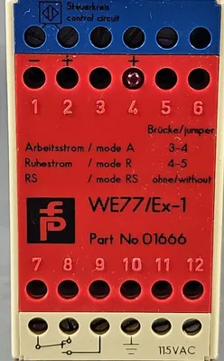 PEPPERL+FUCHS WE77/Ex-1 SWITCH AMPLIFIER 3B-22