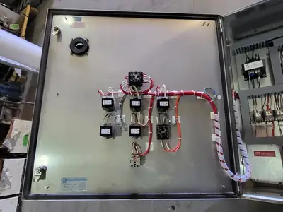 4HP, 600V Motor Starter Control Panel w/ 10A, 3-Pole Circuit Breaker CED63A010