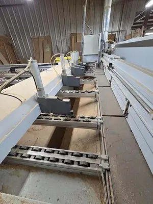 HOLZMA OPTIMAT HPP 11/32, 10' HORIZONTAL FRONT LOADING PANEL SAW