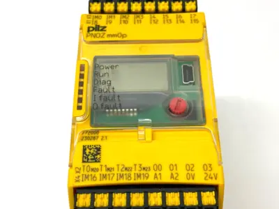 Used Pilz Pilz PNOZ mm0p Compact Configurable Mini-Base Safety Controller PLC Processors Michigan US | Maverick Industrial Sales #1389231