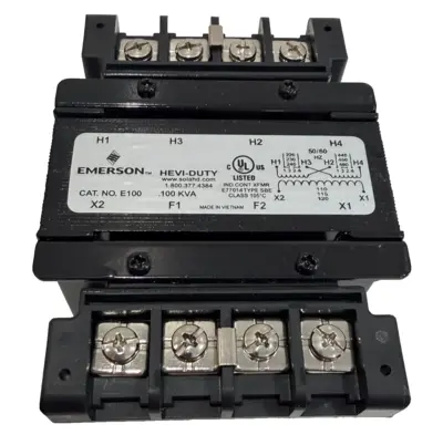 NEW EMERSON SOLA HD E100 CONTROL TRANSFORMER 0.100KVA 240X480-120