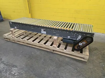 New | in-Stock 2018 INTELLIGRATED LIVE ROLLER CONVEYOR - V-BELT Roller Conveyors Wisconsin US | Packer City Sales #1297897
