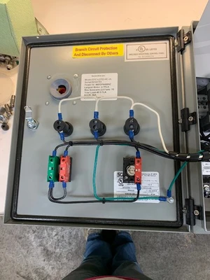 SCE-14128ELJ Enclosure W/EFC Lock-Out Tag Out Panel&Sonicaire Model:EFC-LOTOHCUL