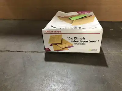 Office Depot 10″ X 13″ Specialty Interdepartment Envelopes -NIB of 100