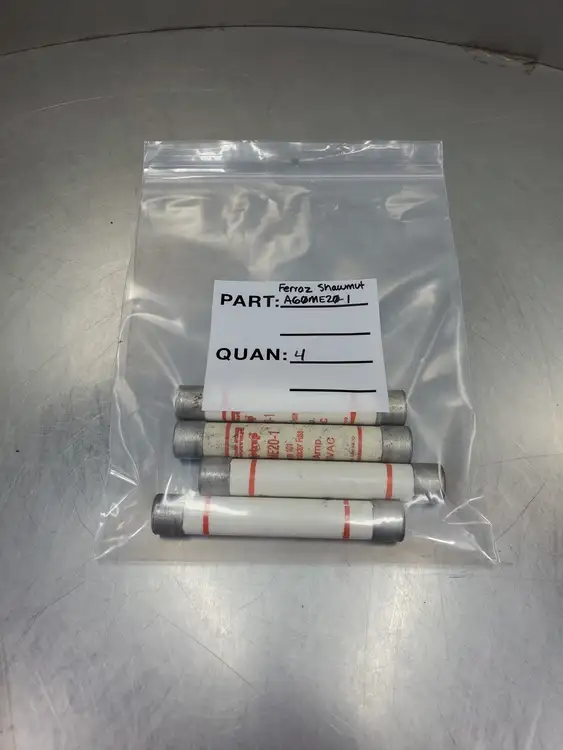 Used Ferraz Shawmut A60ME20-1 Fuses | Palmetto Automation #1154256
