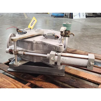Used Reimelt GmbH 4" Single-channel Stainless Steel Tunnel Diverter Valve