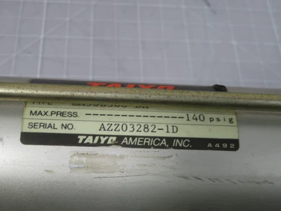 Used TAIYO _UNKNOWN_ Pneumatic Cylinders Texas US | OCO Industrial #1578379